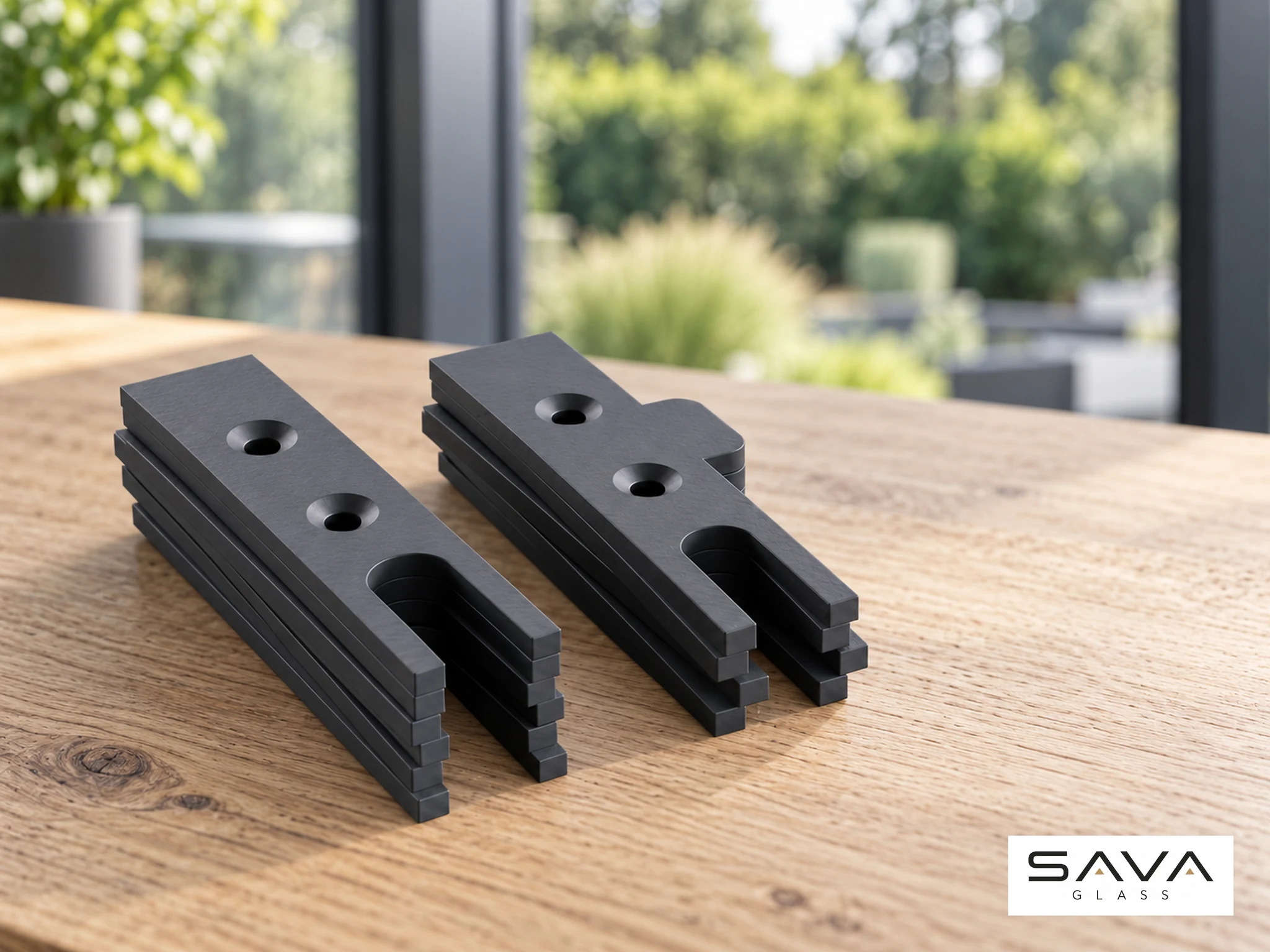 Carrier system, per set, Anthracite (RAL 7016)